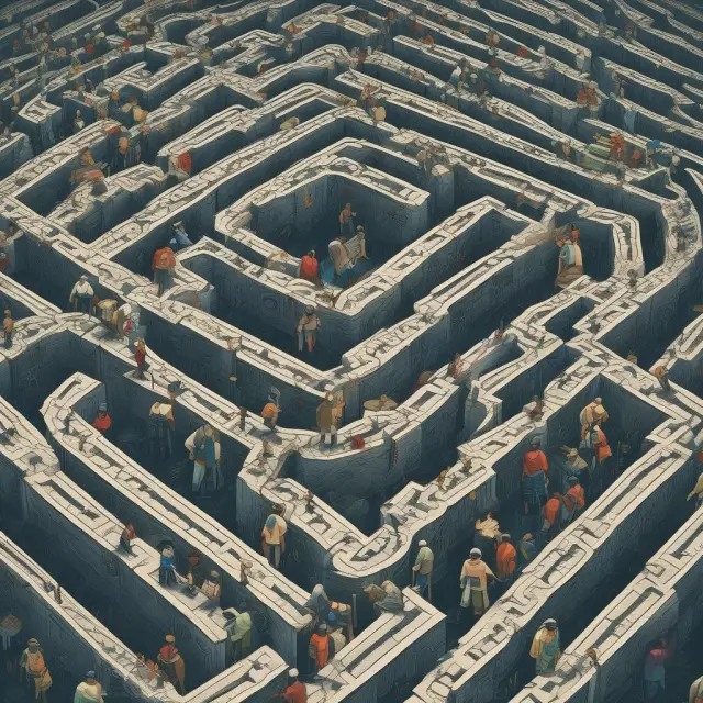 An arbitrage trader using advanced technology to traverse complex financial markets in search of profitable opportunities
