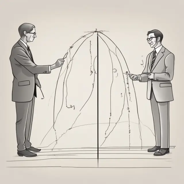 Two economists analyzing price elasticity of demand (point) and arc elasticity of demand.