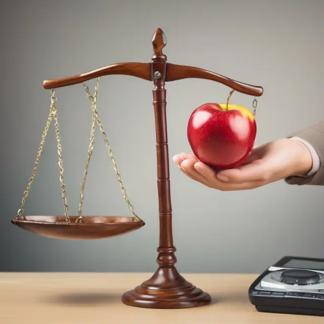 Consumer buying apples: price change leads to elastic demand response