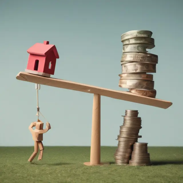 An image of a seesaw with a LIBOR index on one end and a mortgage borrower on the other, illustrating how underlying indices impact ARM rates.