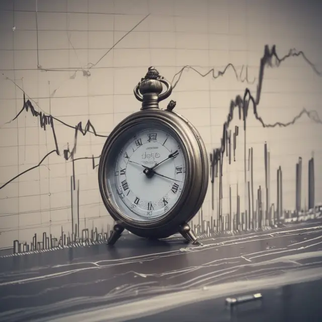 Visualization of Aroon Up and Down trendlines, highlighting changing market conditions