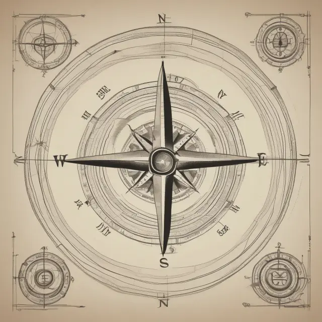 A compass directing a golden company name through various jurisdictions, anchored by prohibited words