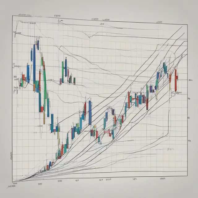 Two channels representing ascending and envelope patterns intertwined, illustrating uptrend identification and analysis