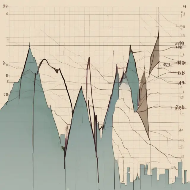 Visualization of an ascending triangle in stock pricing with converging trendlines, poised for a potential breakout