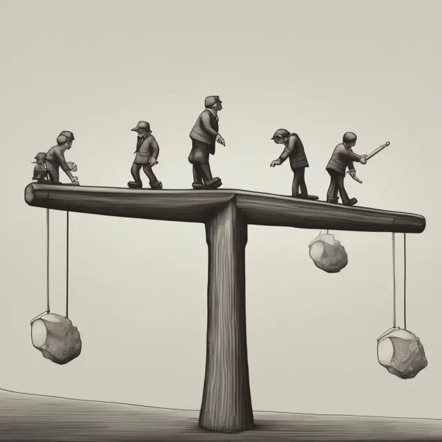 Visualization of bid and ask prices maintaining market balance