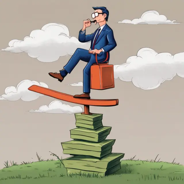 ALCO member on a see-saw, balancing assets and liabilities for optimal liquidity and returns