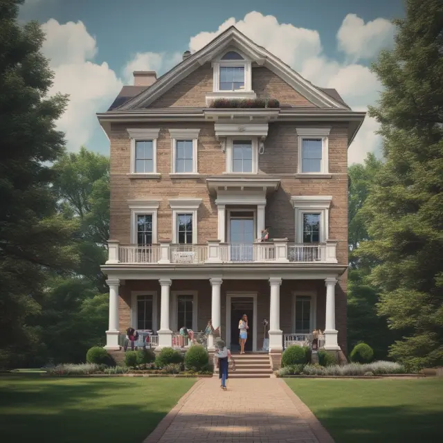 Image: A sturdy castle symbolizing real estate protected by gifting to family members and trusts