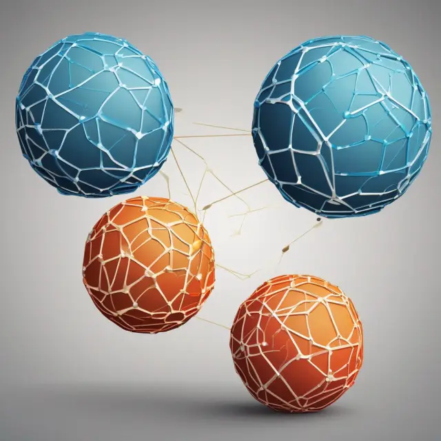 Three colorful orbs symbolize equities (green), fixed-income (blue), and cash (silver), illustrating asset allocation and diversification.