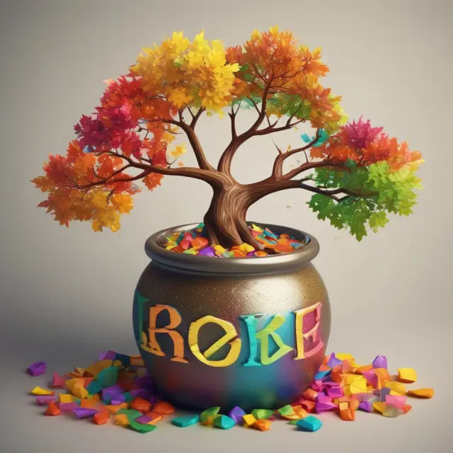 Three branches symbolizing diversification, time horizon, and risk tolerance growing from a pot of financial goals.