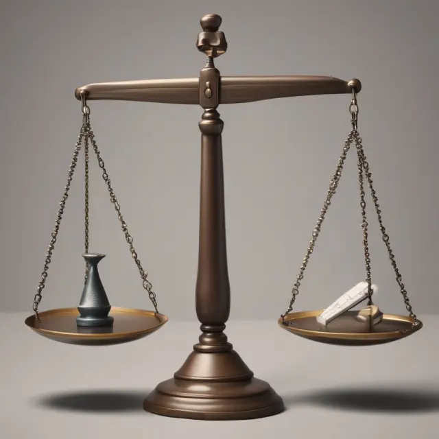 Image of a scale with Assets Under Management (AUM) on one side and Fiduciary Duty and Conflicts of Interest on the other, symbolizing the balance needed in asset management.
