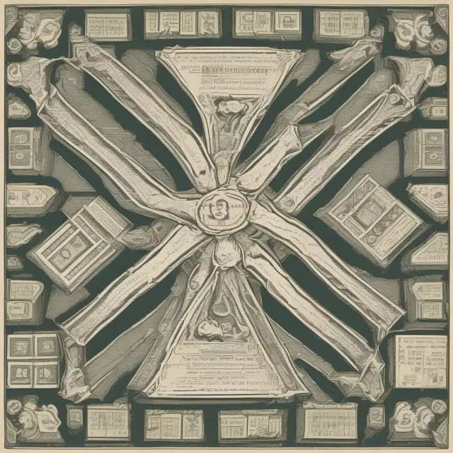 An investor and bank involved in an asset swap deal, represented by a dynamic crossroads scene - showcasing bond exchanges for cash flows, while transitioning from LIBOR to SOFR.
