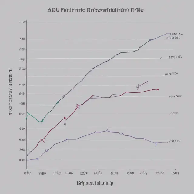 Graph comparing the trend of a company