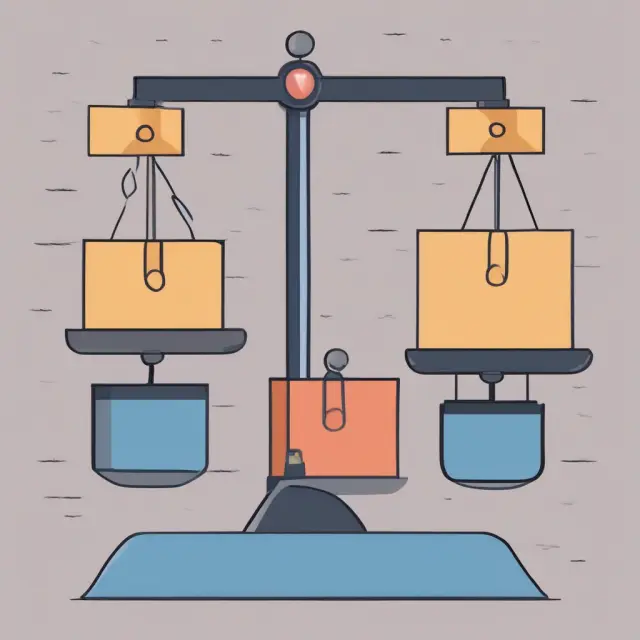 Scale demonstrating a balanced assortment strategy: depth (variations) versus width (product categories)