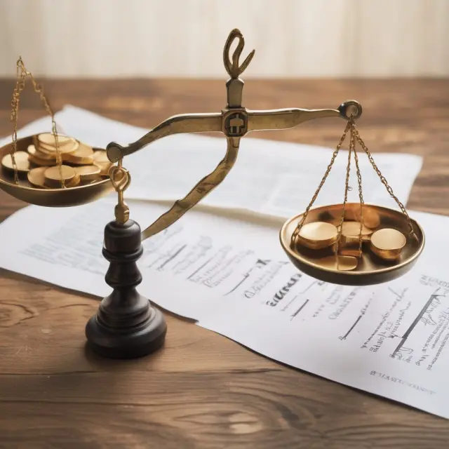 An image of a balanced scale with whole life insurance policies on one side and auditors