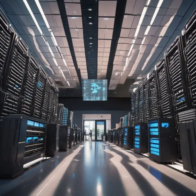 ASX transformation from physical trading pits to digital data centers, symbolizing the shift towards electronic trading.
