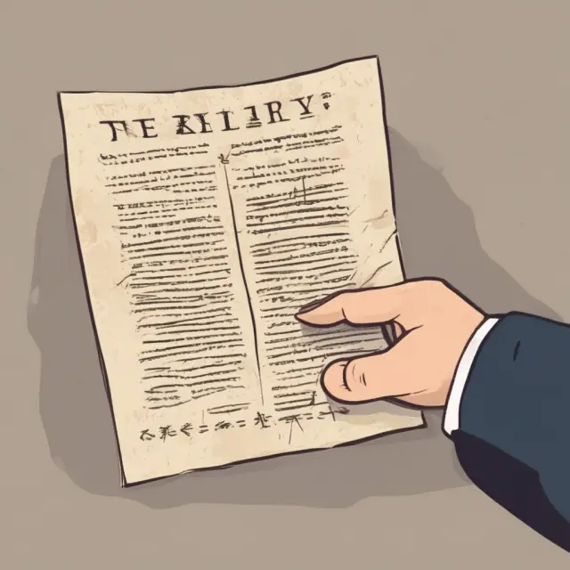 A person with a strong, trustworthy hand holds a legal document representing power of attorney setup and selection
