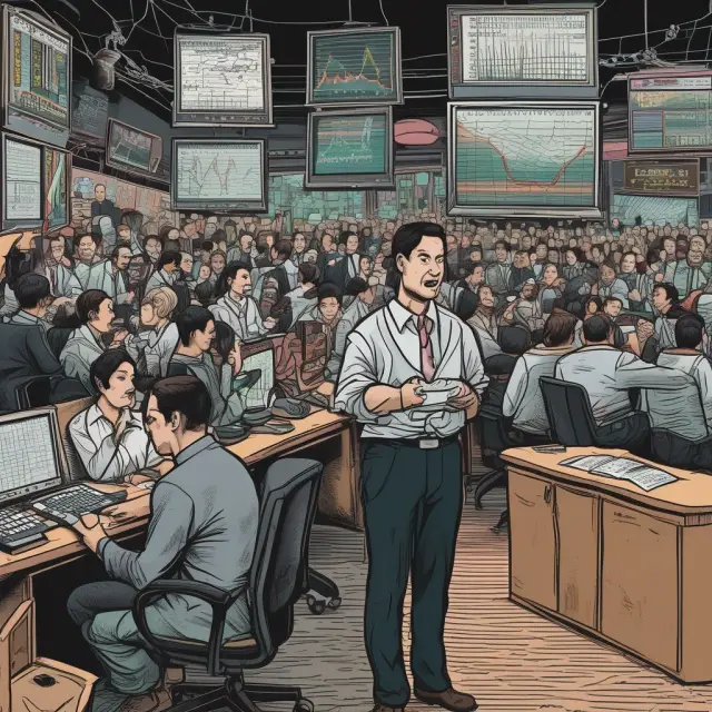 High-frequency traders causing price volatility in an auction market through rapid transactions.
