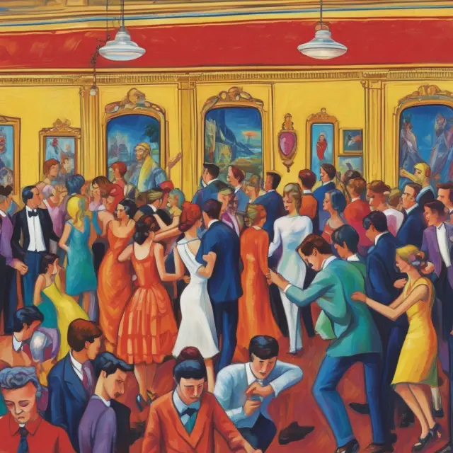 Buyers and sellers engage in a competitive dance at an auction marketplace, creating a dynamic environment for efficient price discovery
