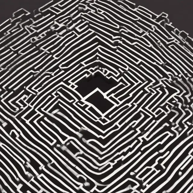 An audit committee member carefully maneuvers through a labyrinth of financial reports while avoiding cyber threats and mines