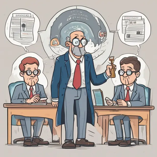 An illustration featuring four auditors - internal, external, government, and forensic - on a quest for financial truth, symbolizing their roles in upholding GAAP.