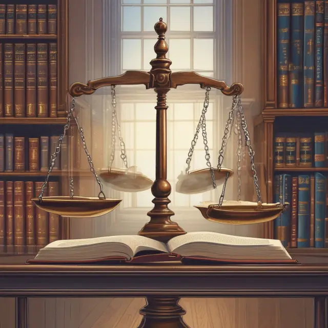 Two figures holding balances and scales represent PCAOB and SEC, symbolizing their crucial role in enforcing accurate financial reporting and maintaining investor confidence.