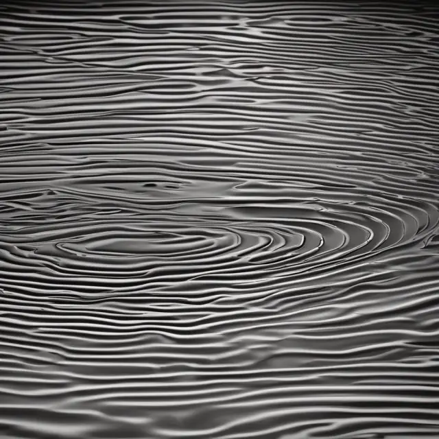An image of time series waves interacting with their mirrored past versions, symbolizing autocorrelation.