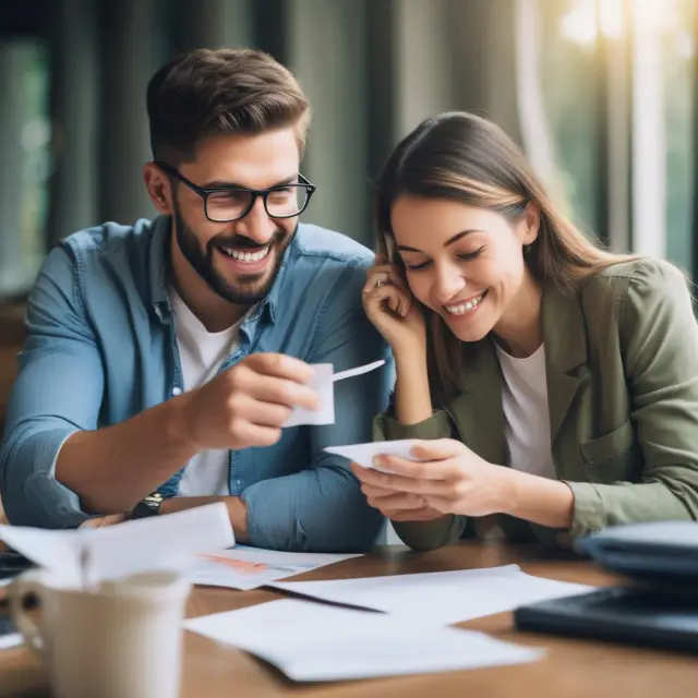 Two life insurance policyholders face off in a metaphorical duel, representing the contrast between automatic premium and regular loans.