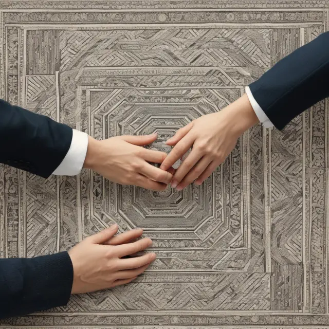 An image of two hands weaving a tapestry, illustrating how policyholders and insurers balance using automatic premium loans with long-term considerations in a cash value life insurance policy.