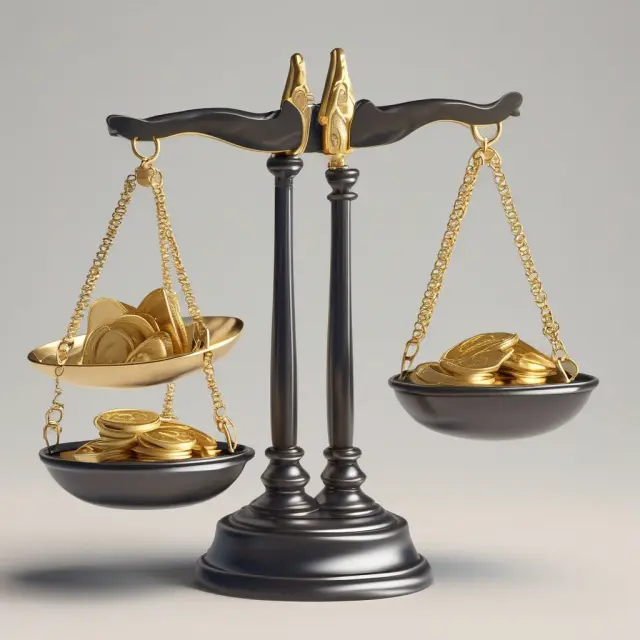 Two golden scales with a fluid transition from 