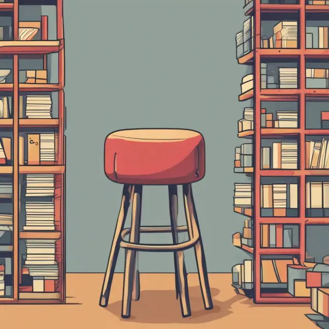 A three-legged stool representing inventory metrics wobbles as its 