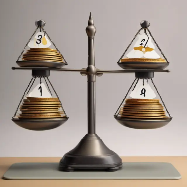 Two scales balance the methods of credit card interest calculation: Average Daily Balance Method and Previous Balance Method