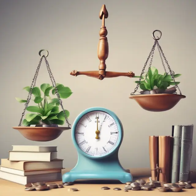 Balances on scales representing daily interest income for institutional investors using the average daily balance method