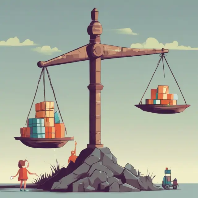 See-saw representation of daily trading volume, with high and low periods balanced, illustrating the concept of ADTV.