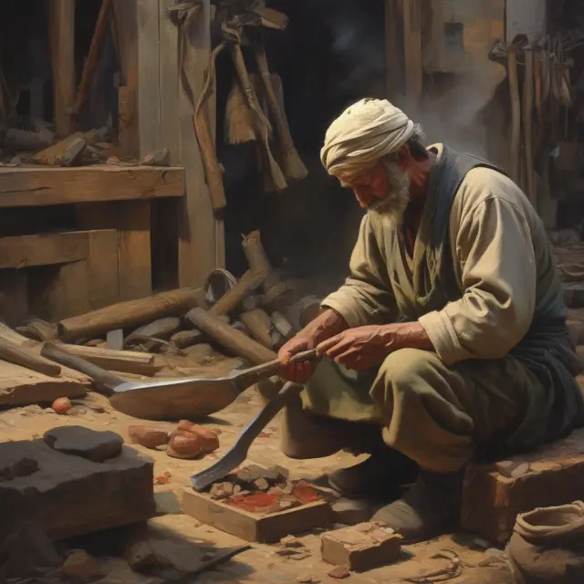 Trader secretively preparing their 