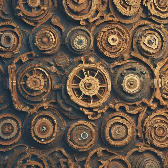 Image of various baby bonds represented as tiles in a clock mechanism, emphasizing their role in financial structures