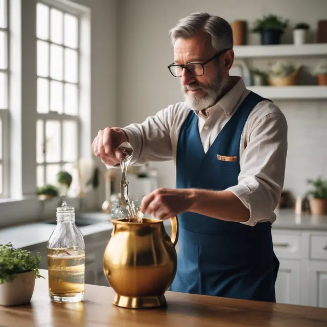 A golden person pours water from a traditional IRA jug into a waiting Roth IRA, illustrating the backdoor Roth IRA contribution process.