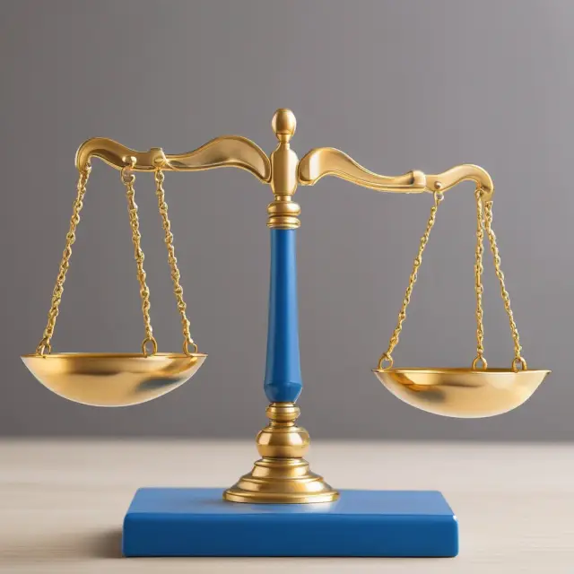 Balance scale with pre-tax (blue) and after-tax (gold) funds symbolizing the application of the pro-rata rule during backdoor Roth IRA conversions