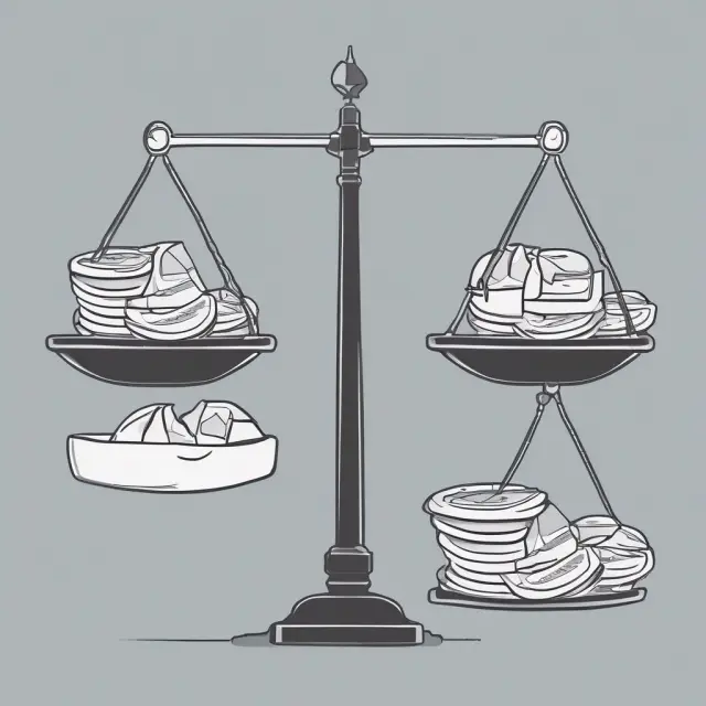 Scales representing Backflush Costing and Job Order Costing weighing their differences, with detailed accounting books stacked nearby