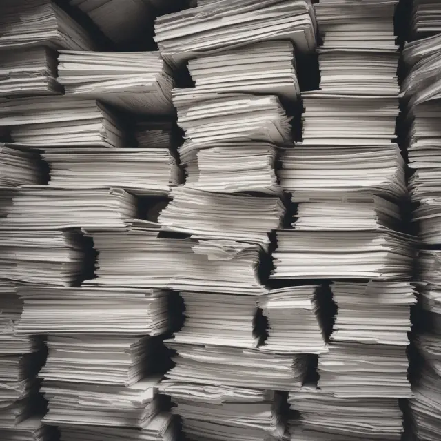 An image of sales orders neatly stacked resembling books and a stream with financial documents floating, symbolizing the existence of backlogs in sales and finance.