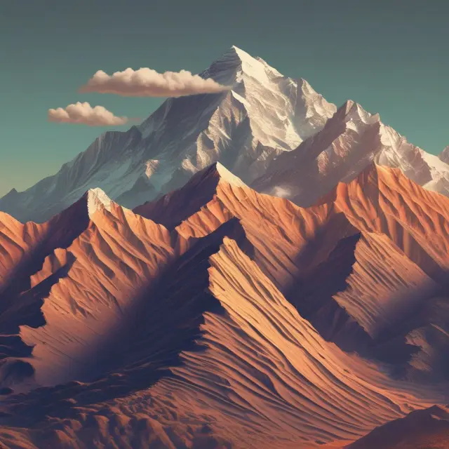 Backlogs visualized as a mountain range with orders ascending, awaiting the descent as production capacity improves