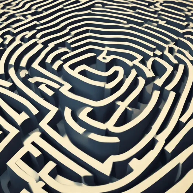 Visualizing a maze representing bad credit versus clear paths symbolizing steps to financial recovery