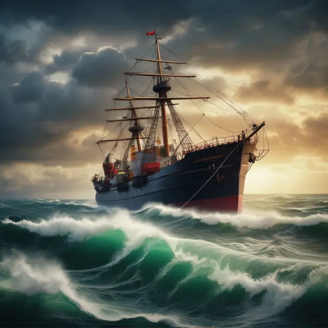 Ship navigating accounting regulations, GAAP and IFRS, amidst a sea of bad debt expenses