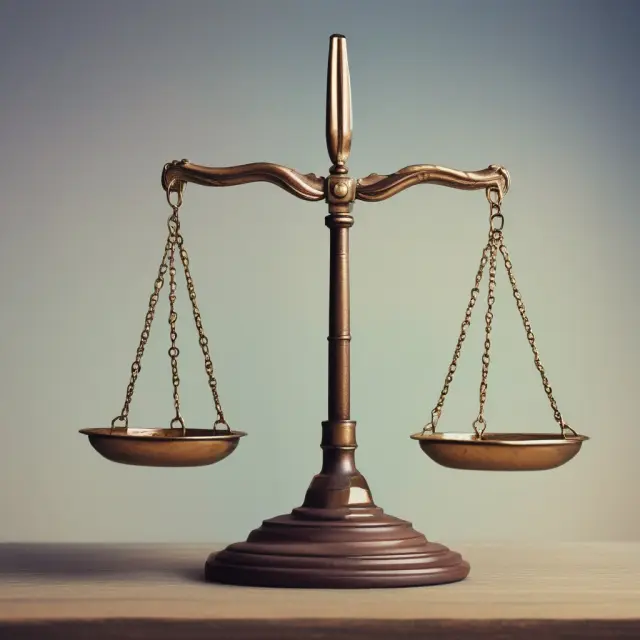 Balanced funds (stocks) and target-date funds (bonds) on a scale, illustrating investors