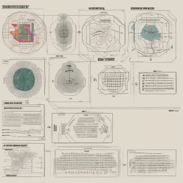 A colorful kaleidoscope illustrating the various misconceptions surrounding ballpark figures in financial calculations.