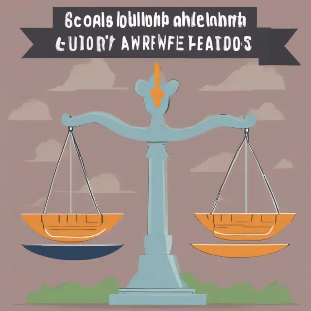 A balanced scale with credit rating, income, debt, and assets representing the elements determining creditworthiness