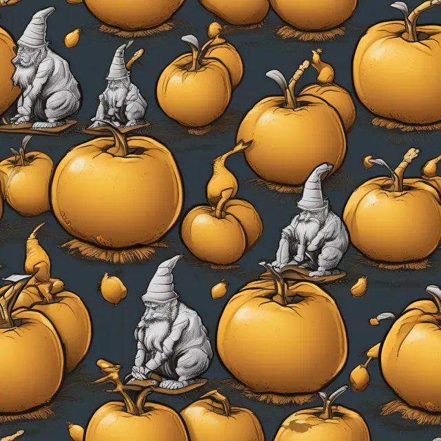 An enchanting scene showcases gnome figures assessing bank assets with CAMELS evaluation tools