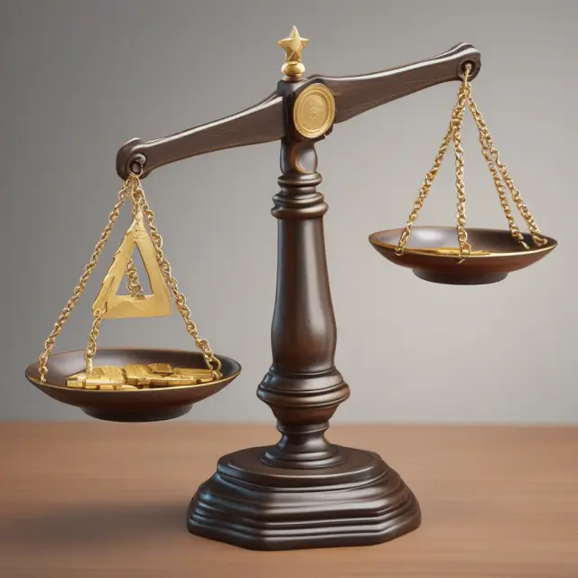 Two scales representing Asset Quality and Management in a bank