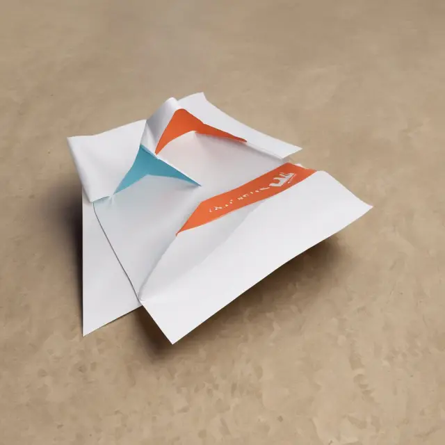 A digital wave carrying a paper anchor representing the pros and cons of digital vs. paper bank statements: convenience versus tangibility.