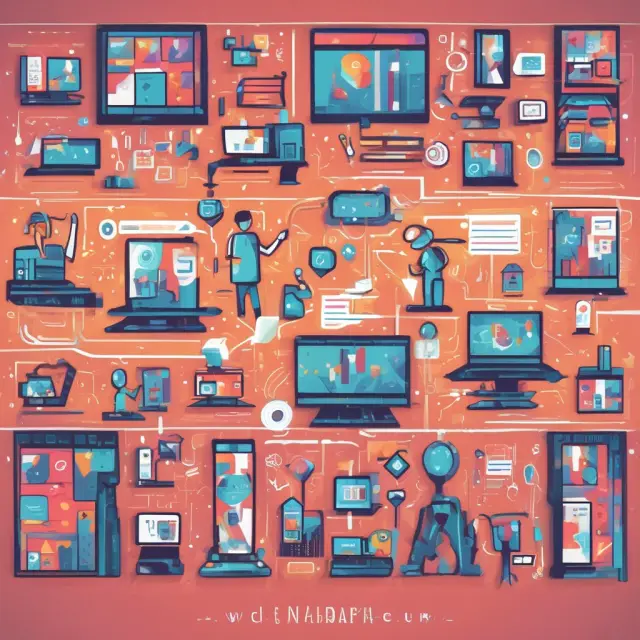 An animated timeline showcasing the transformation of traditional banner ads into engaging, personalized, and interactive digital advertisements
