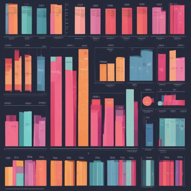 A bar chart ascending to represent strengths while descending for limitations in financial analysis